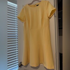 Ann Taylor Soft Yellow Dress